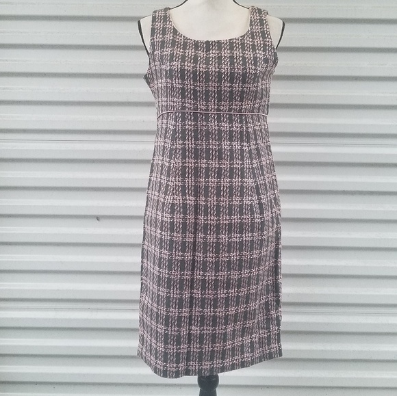 ❤Jessica Howard pink and gray Tweed dress size 6 - Picture 1 of 7